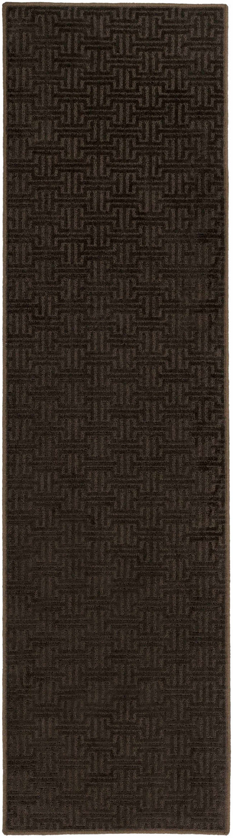 Chandler Dark Brown Cut and Sew Custom Runner Rug