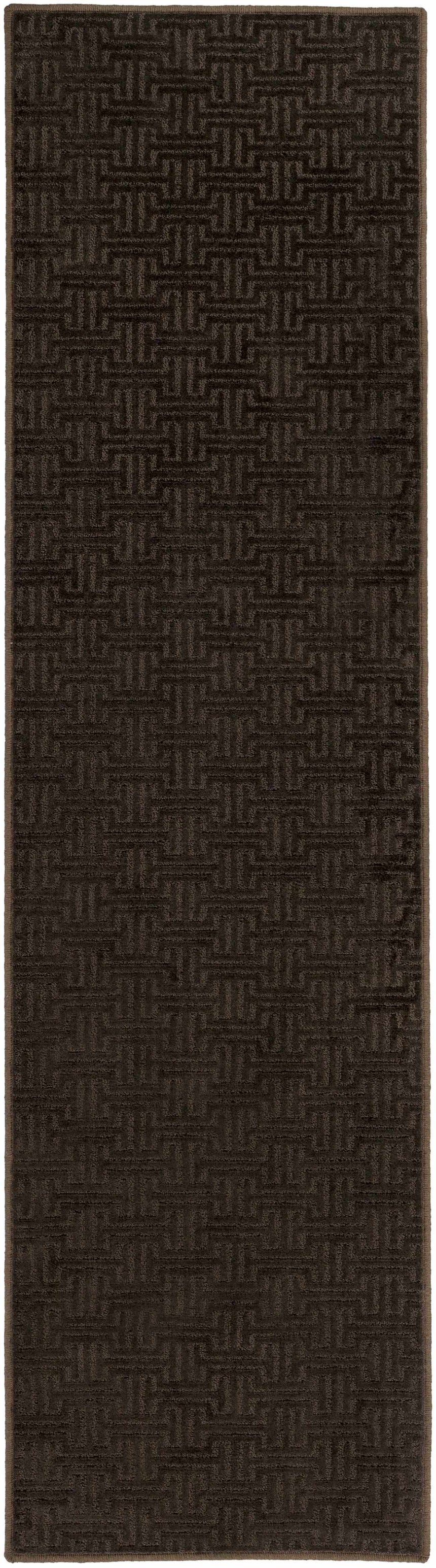 Chandler Dark Brown Cut and Sew Custom Runner Rug