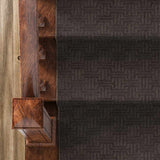 Chandler Dark Brown Cut and Sew Custom Runner Rug