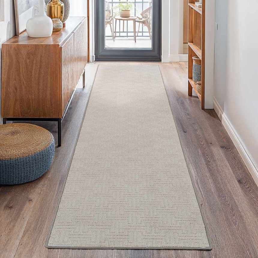 Chandler Gray Cut and Sew Custom Runner Rug