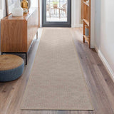 Chandler Light Brown Cut and Sew Custom Runner Rug