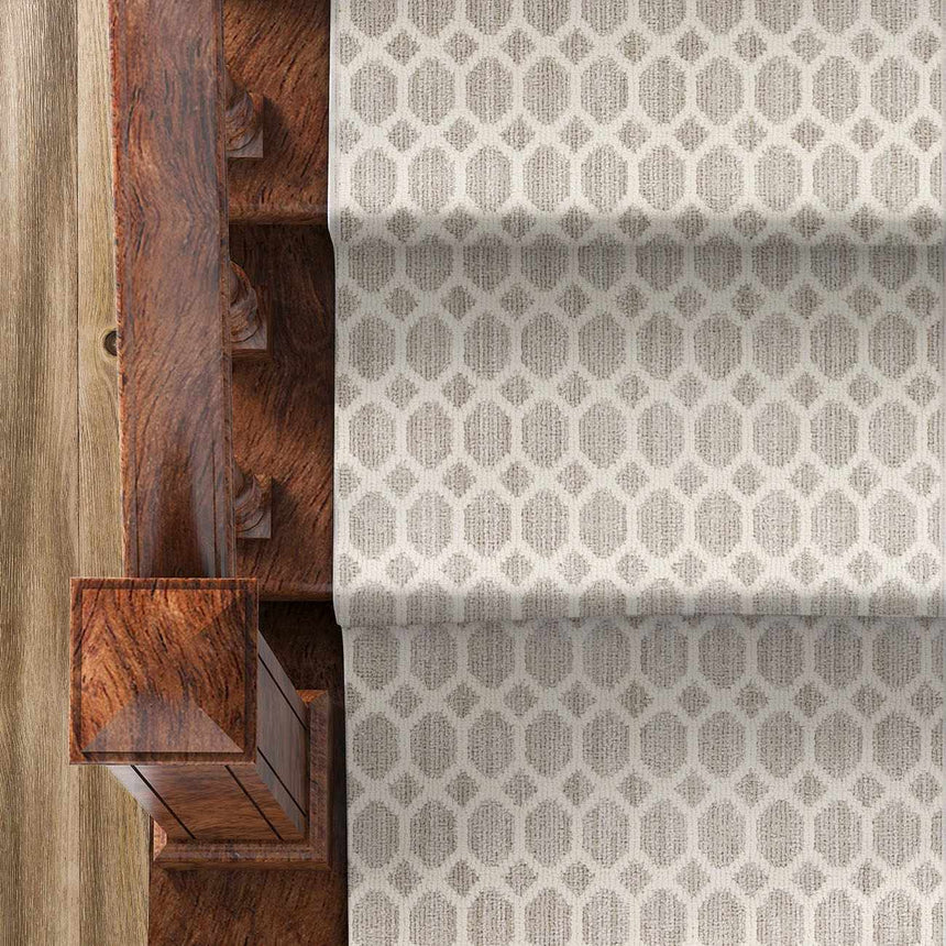 Eliza Bone Cut and Sew Custom Runner Rug