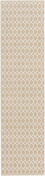 Eliza Beige Cut and Sew Custom Runner Rug