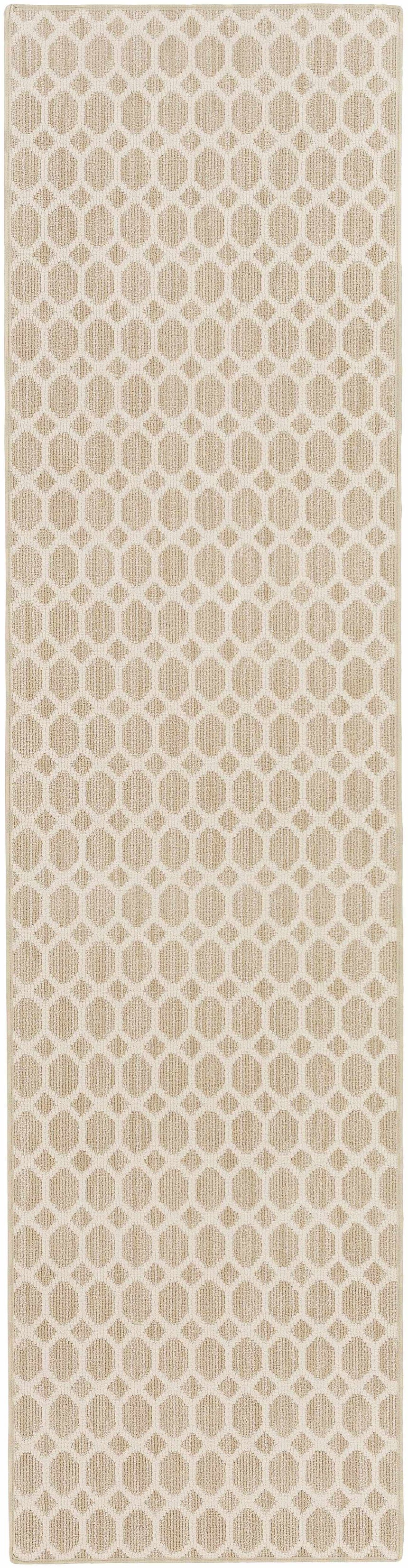 Eliza Beige Cut and Sew Custom Runner Rug