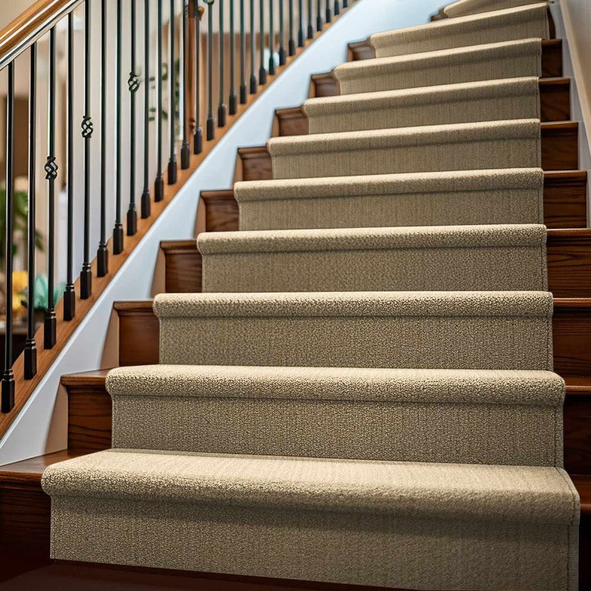 Freya Light Brown Cut and Sew Custom Runner Rug