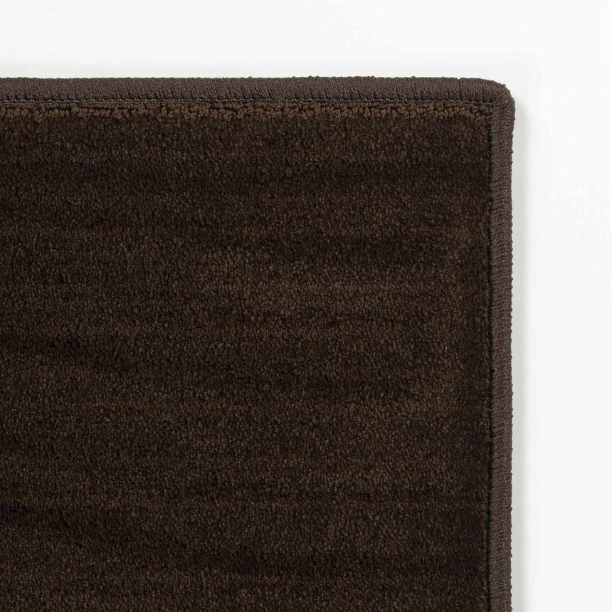 Freya Dark Brown Cut and Sew Custom Runner Rug