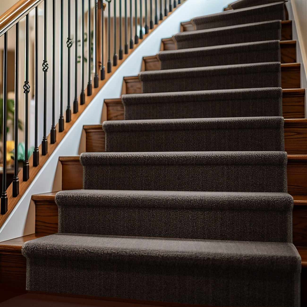 Freya Dark Brown Cut and Sew Custom Runner Rug