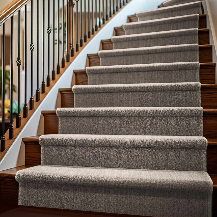 Freya Medium Brown Cut and Sew Custom Runner Rug