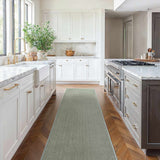 Freya Dark Gray Cut and Sew Custom Runner Rug