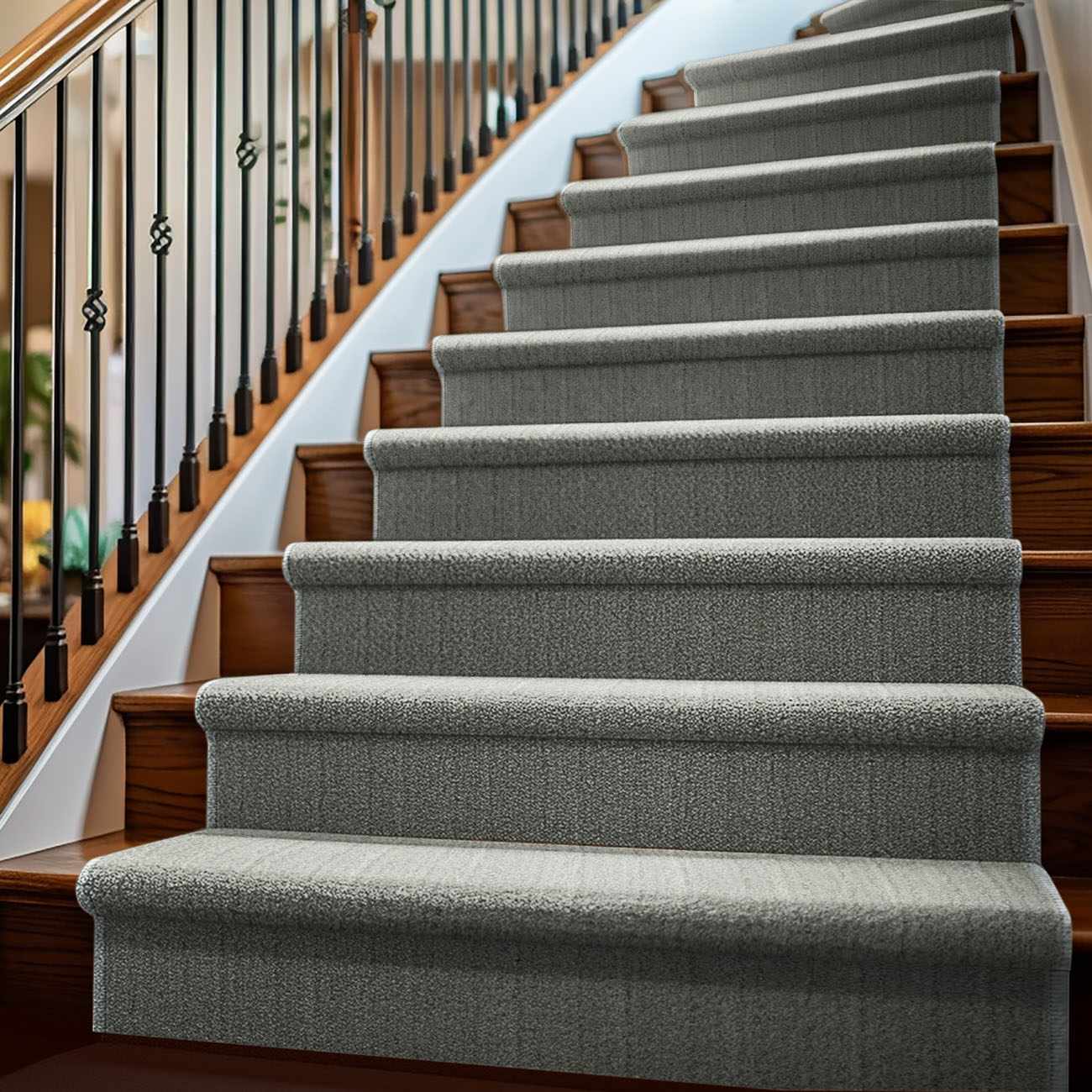 Freya Dark Gray Cut and Sew Custom Runner Rug