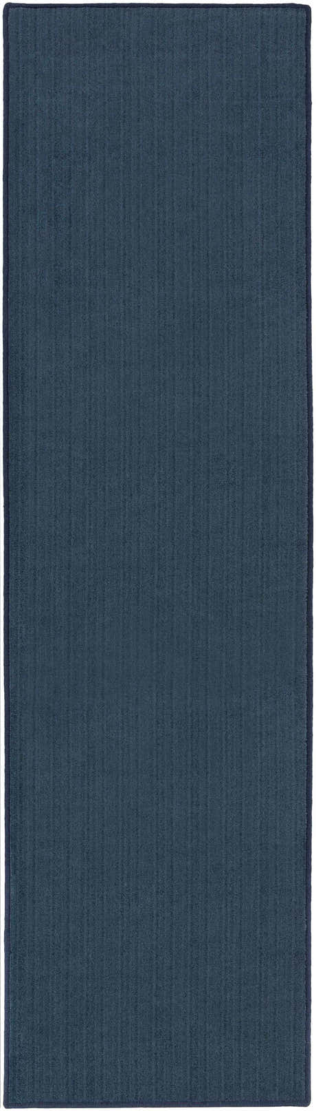 Freya Dark Blue Cut and Sew Custom Runner Rug