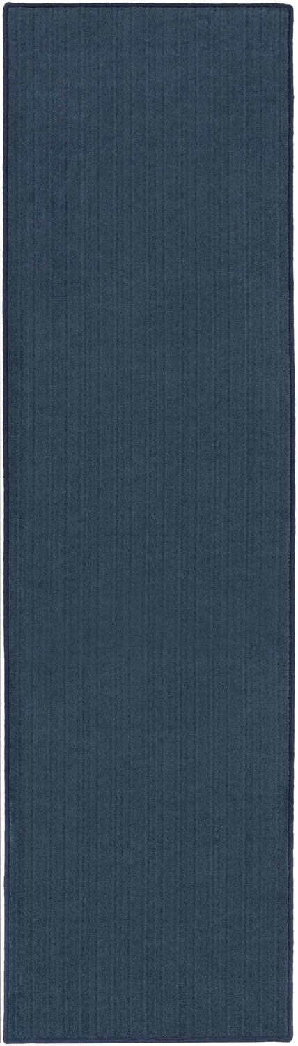 Freya Dark Blue Cut and Sew Custom Runner Rug