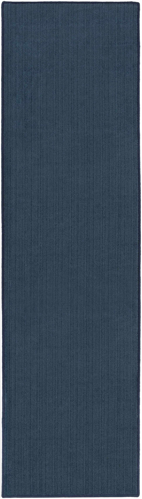 Freya Dark Blue Cut and Sew Custom Runner Rug