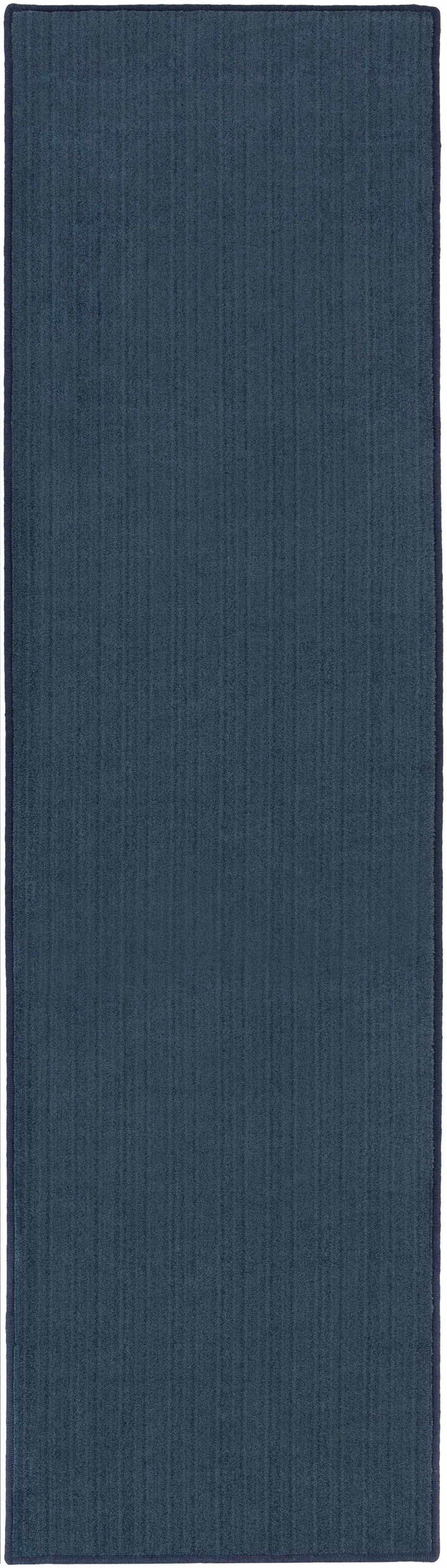 Freya Dark Blue Cut and Sew Custom Runner Rug