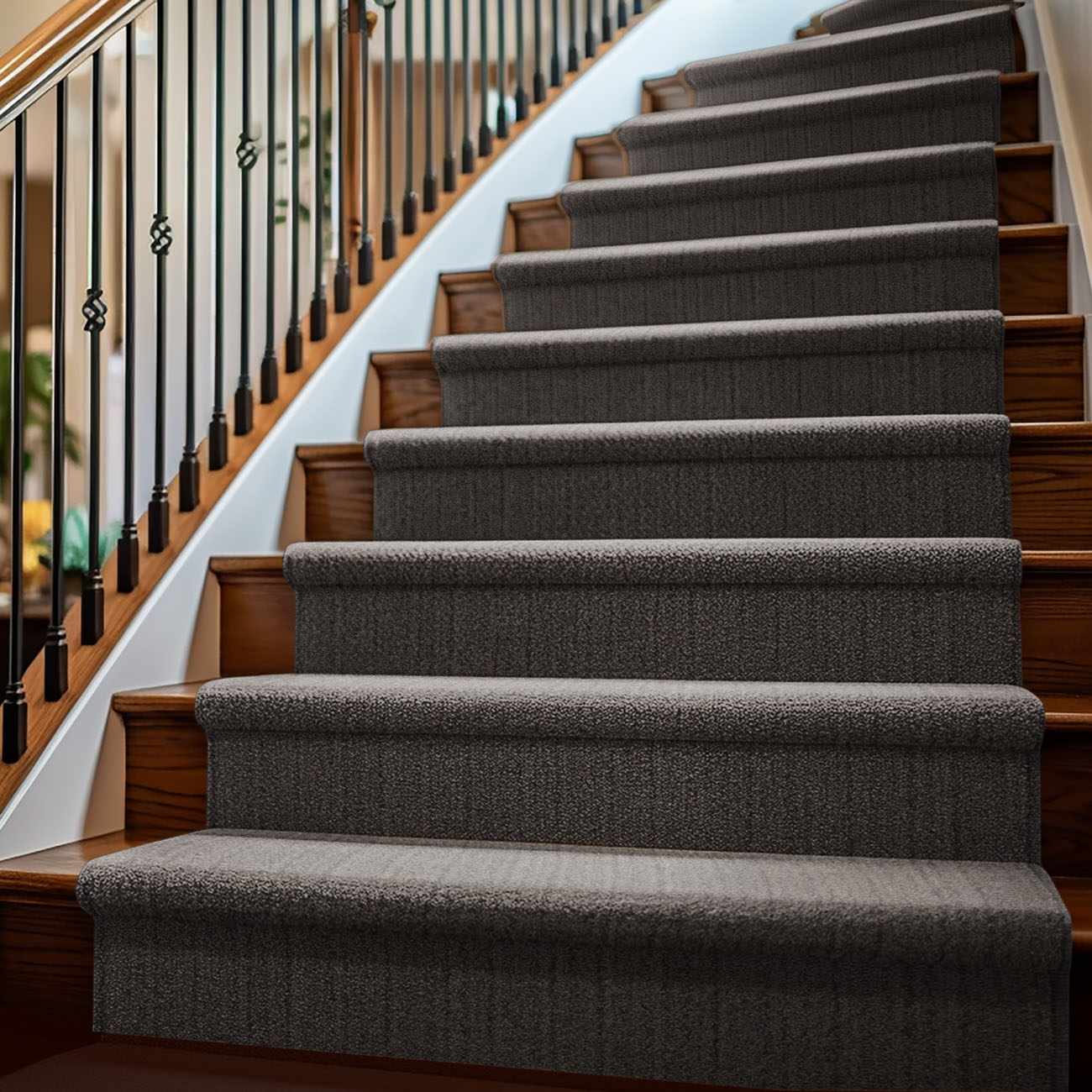 Freya Charcoal Cut and Sew Custom Runner Rug