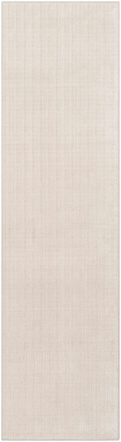 Gunther Off White Hand Loomed Cut and Sew Custom Runner Rug