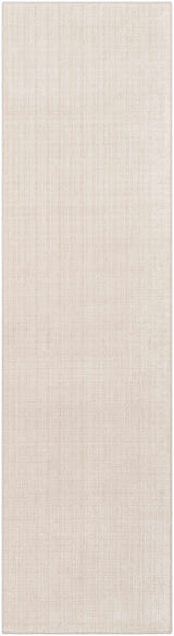 Gunther Off White Hand Loomed Cut and Sew Custom Runner Rug