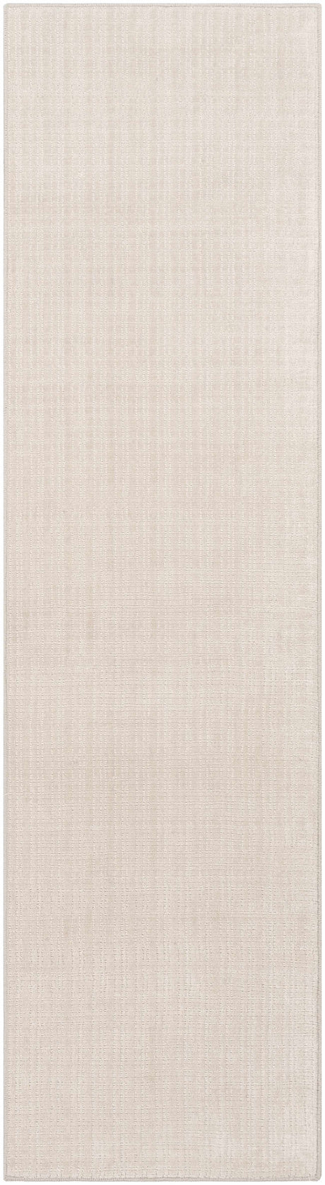 Gunther Off White Hand Loomed Cut and Sew Custom Runner Rug
