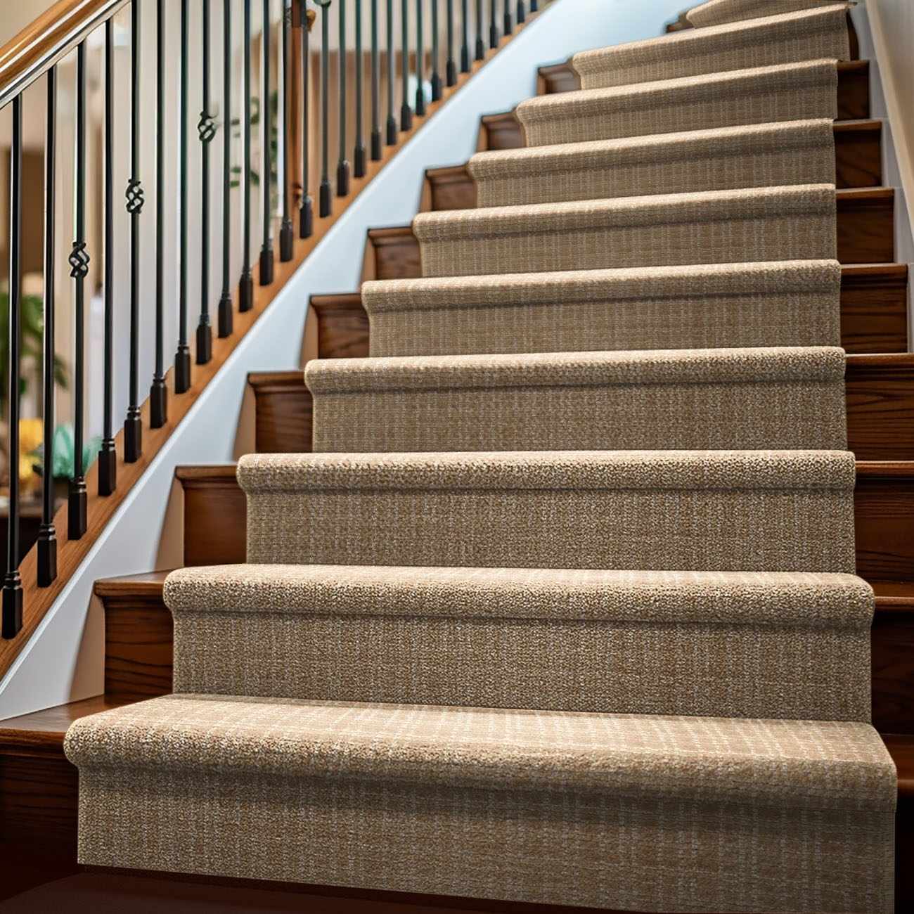 Gunther Brown Hand Loomed Cut and Sew Custom Runner Rug