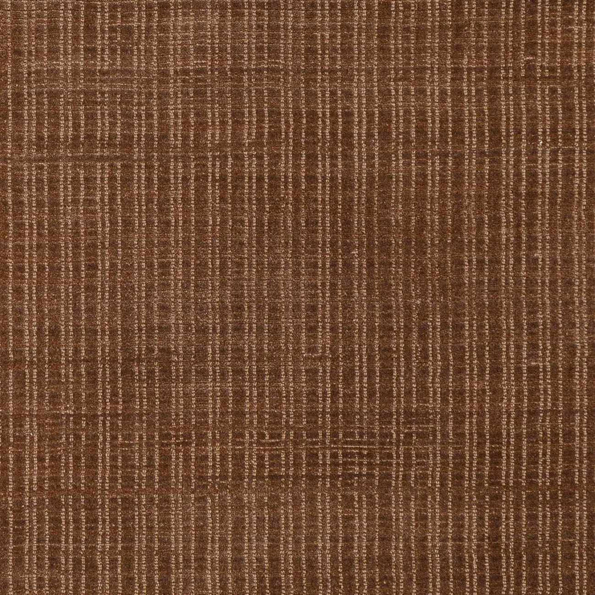 Gunther Dark Brown Hand Loomed Cut and Sew Custom Runner Rug