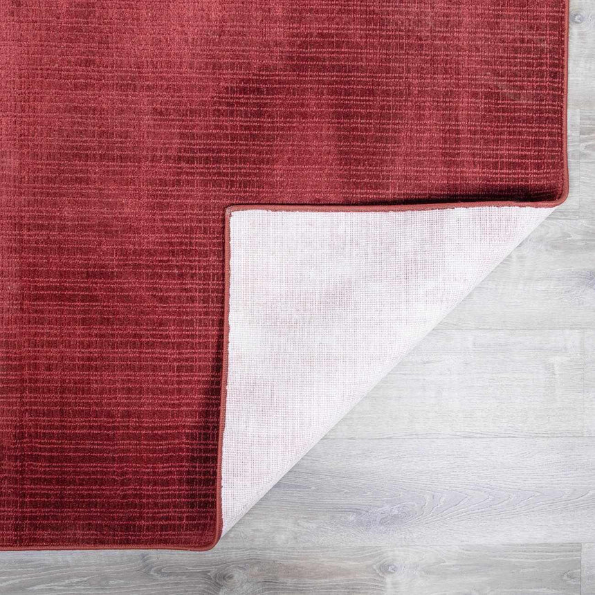 Gunther Red Hand Loomed Cut and Sew Custom Runner Rug