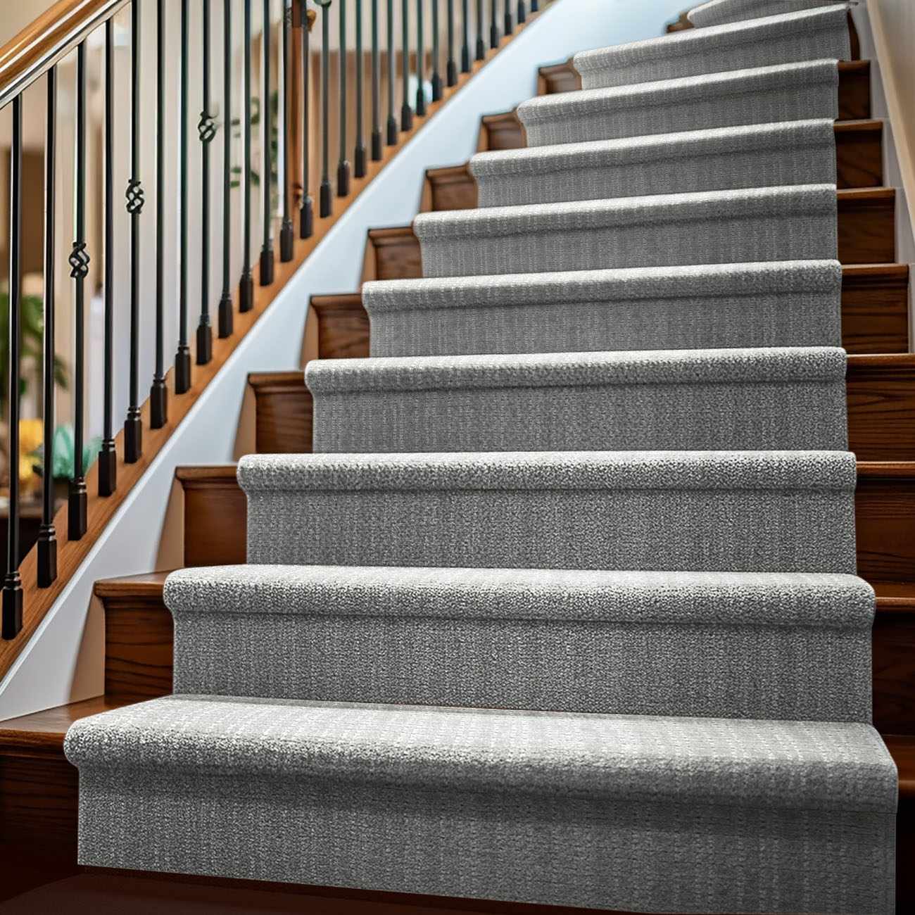 Gunther Gray Hand Loomed Cut and Sew Custom Runner Rug