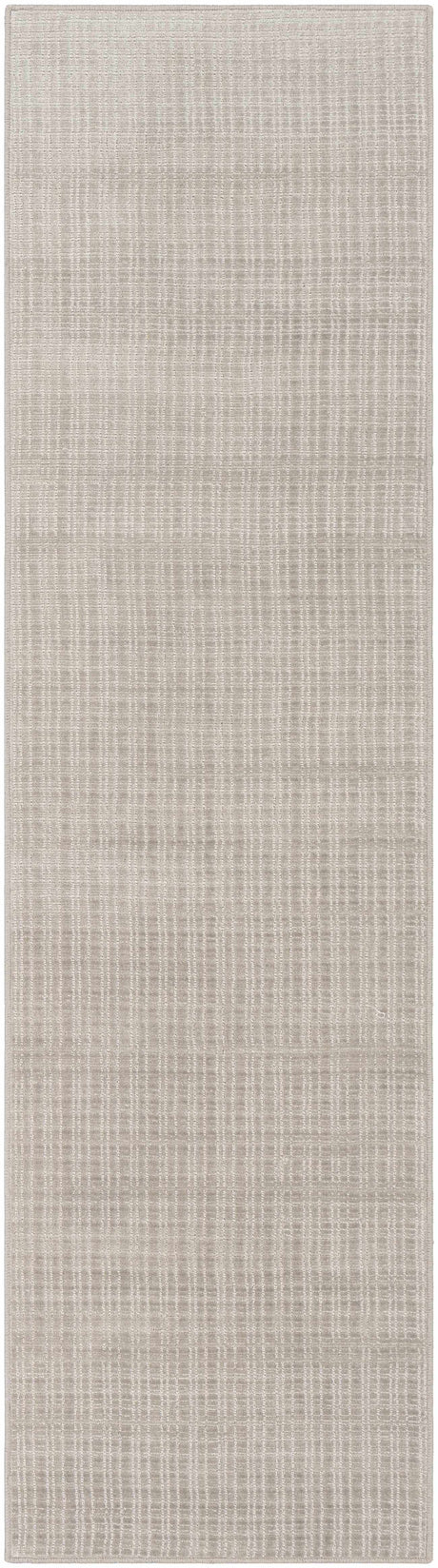 Gunther Beige Hand Loomed Cut and Sew Custom Runner Rug
