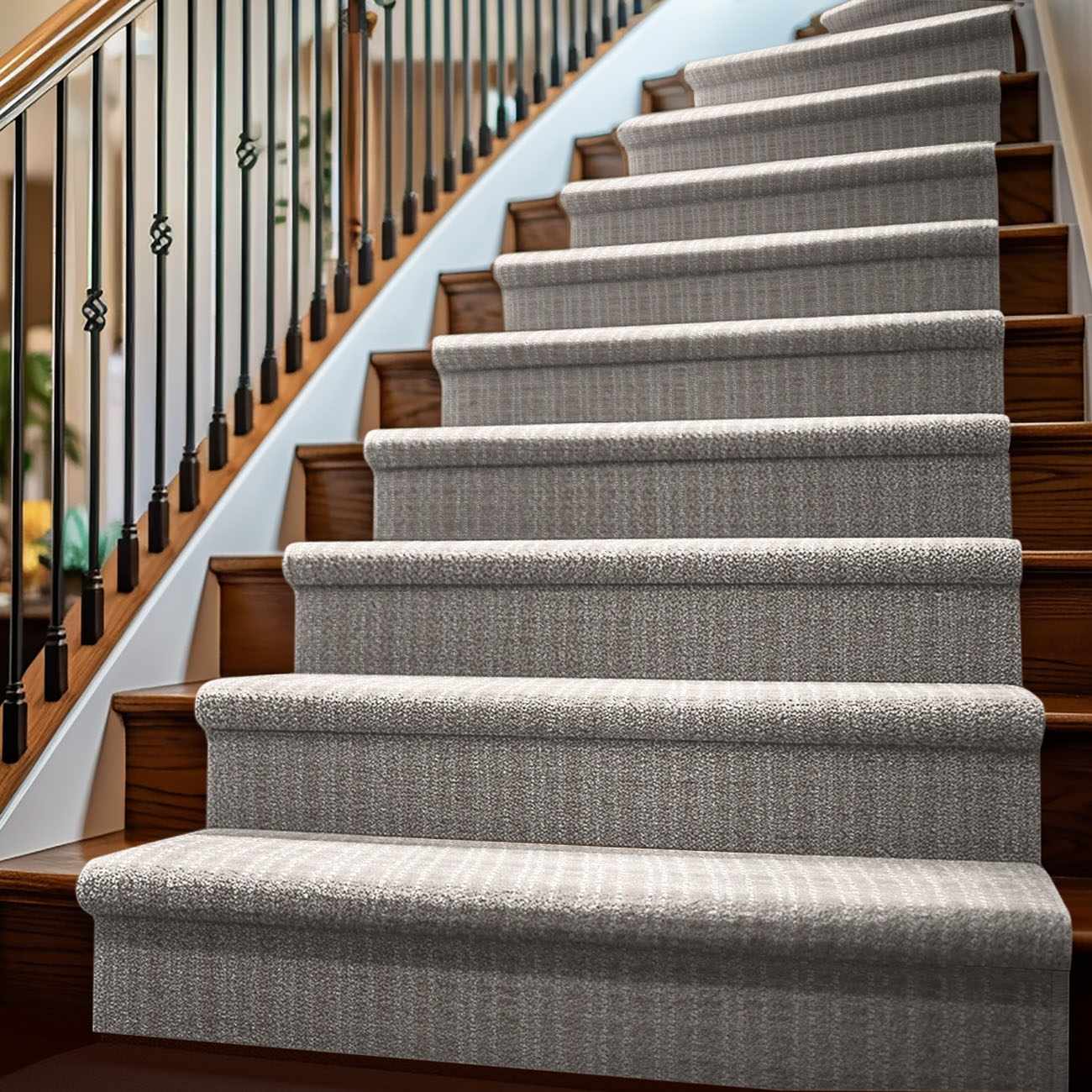 Gunther Beige Hand Loomed Cut and Sew Custom Runner Rug