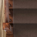 Hawkins Dark Brown Diamond Cut and Sew Custom Runner Rug