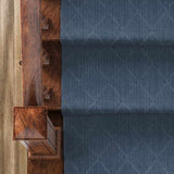 Hawkins Dark Blue Diamond Cut and Sew Custom Runner Rug