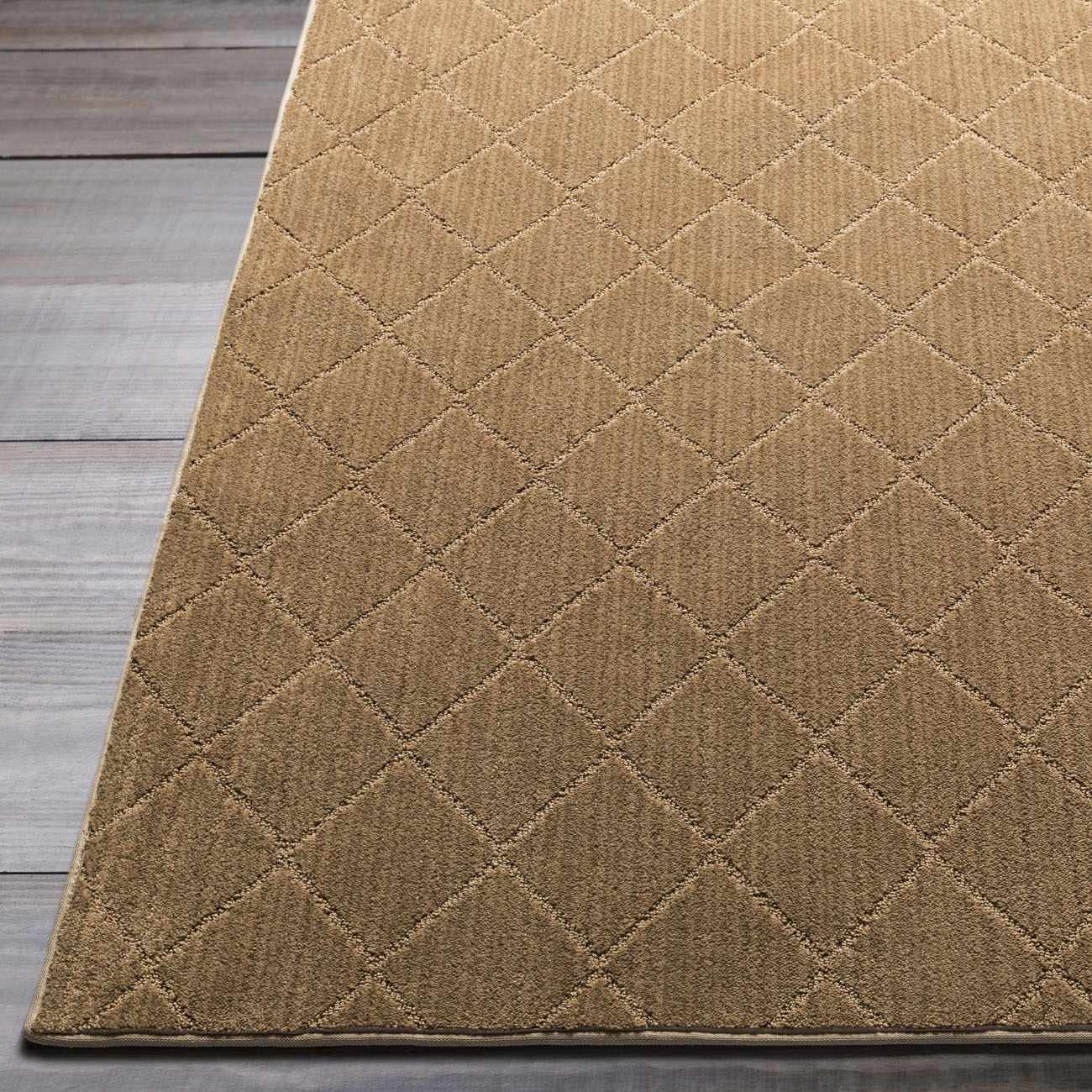 Hawkins Brown Diamond Cut and Sew Custom Runner Rug