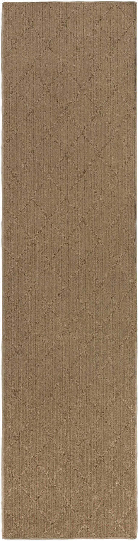 Hawkins Brown Diamond Cut and Sew Custom Runner Rug