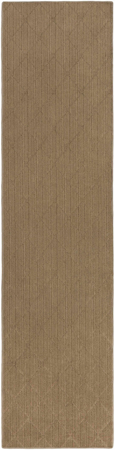 Hawkins Brown Diamond Cut and Sew Custom Runner Rug