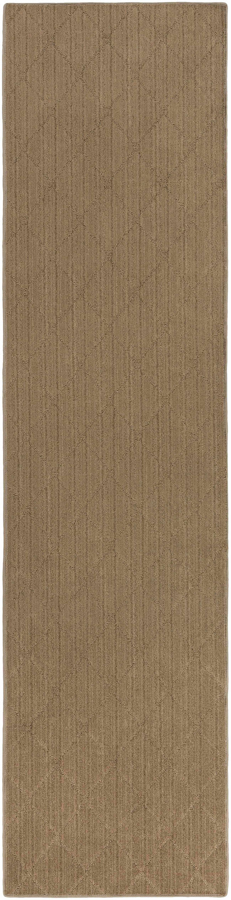 Hawkins Brown Diamond Cut and Sew Custom Runner Rug