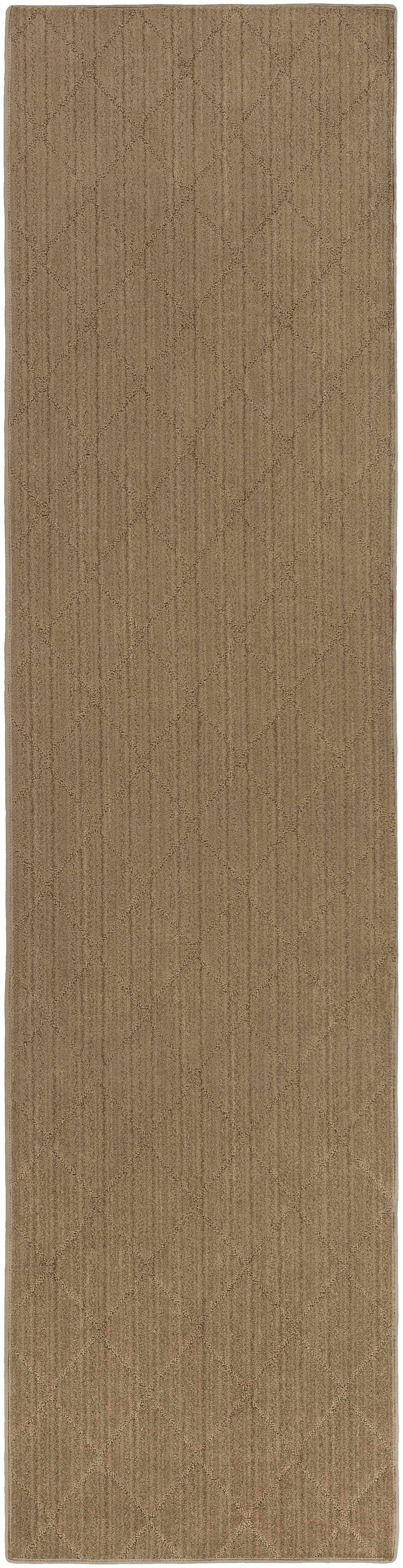 Hawkins Brown Diamond Cut and Sew Custom Runner Rug