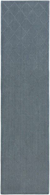 Hawkins Blue Diamond Cut and Sew Custom Runner Rug