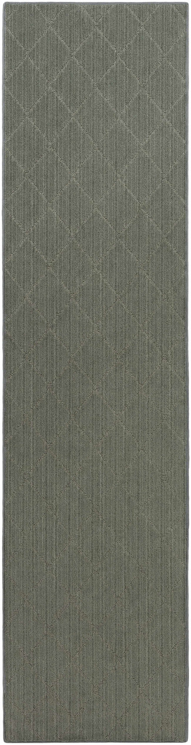 Hawkins Green Diamond Cut and Sew Custom Runner Rug