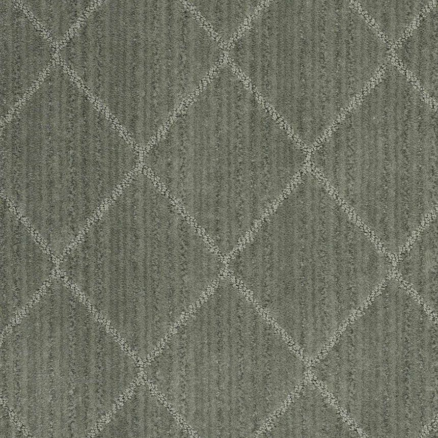 Hawkins Green Diamond Cut and Sew Custom Runner Rug