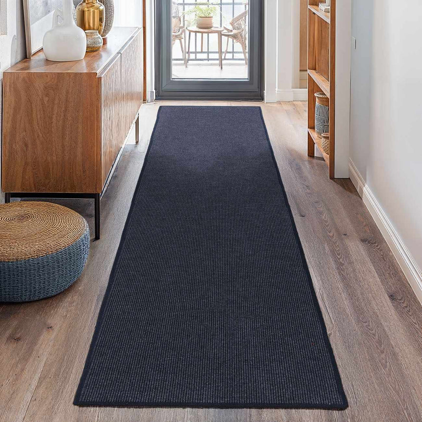 Jones Teal Cut and Sew Custom Runner Rug