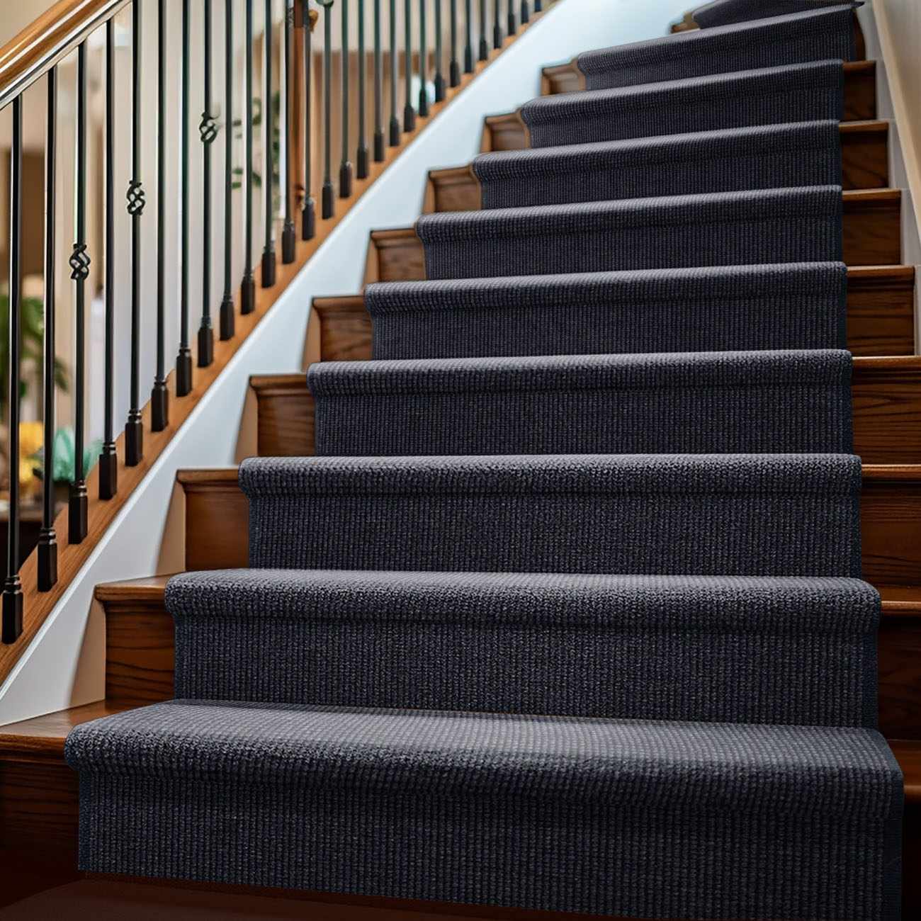 Jones Teal Cut and Sew Custom Runner Rug