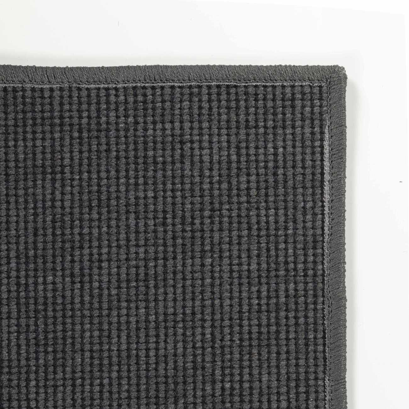 Jones Charcoal Cut and Sew Custom Runner Rug