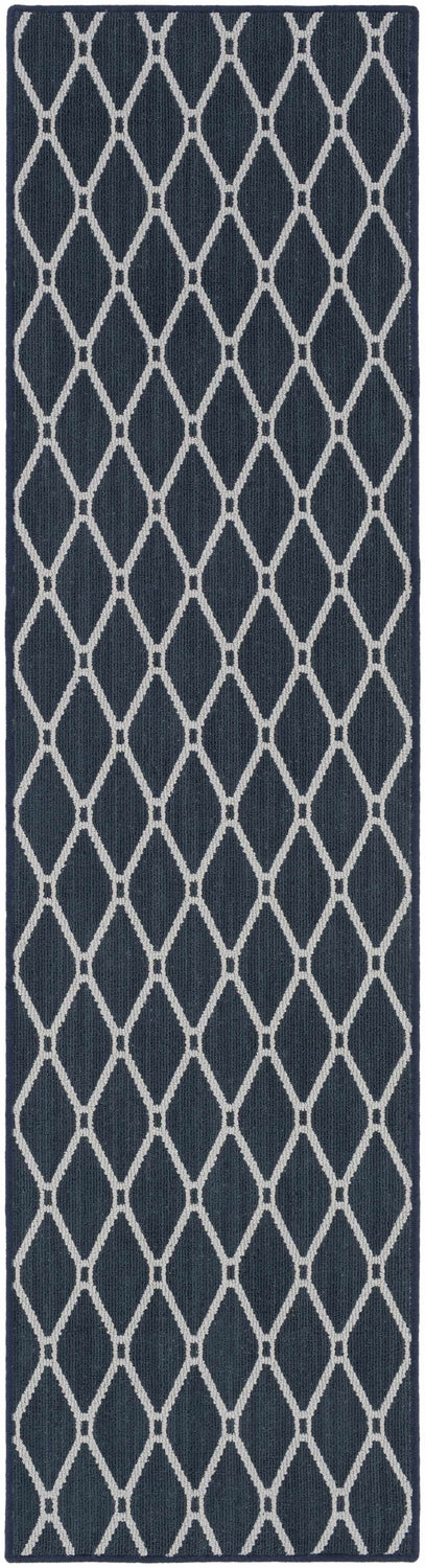 Leilani Dark Blue Cut and Sew Custom Runner Rug