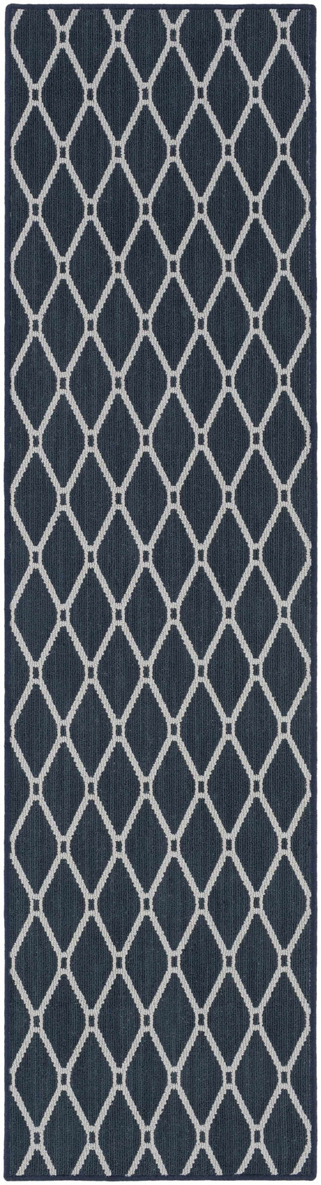 Leilani Dark Blue Cut and Sew Custom Runner Rug