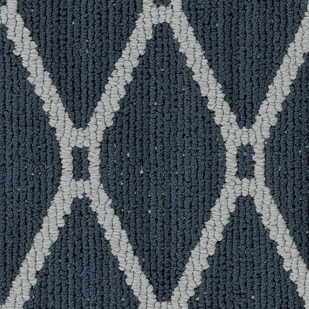 Leilani Dark Blue Cut and Sew Custom Runner Rug