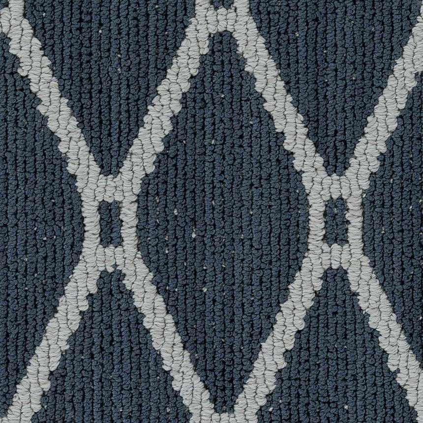 Leilani Dark Blue Cut and Sew Custom Runner Rug