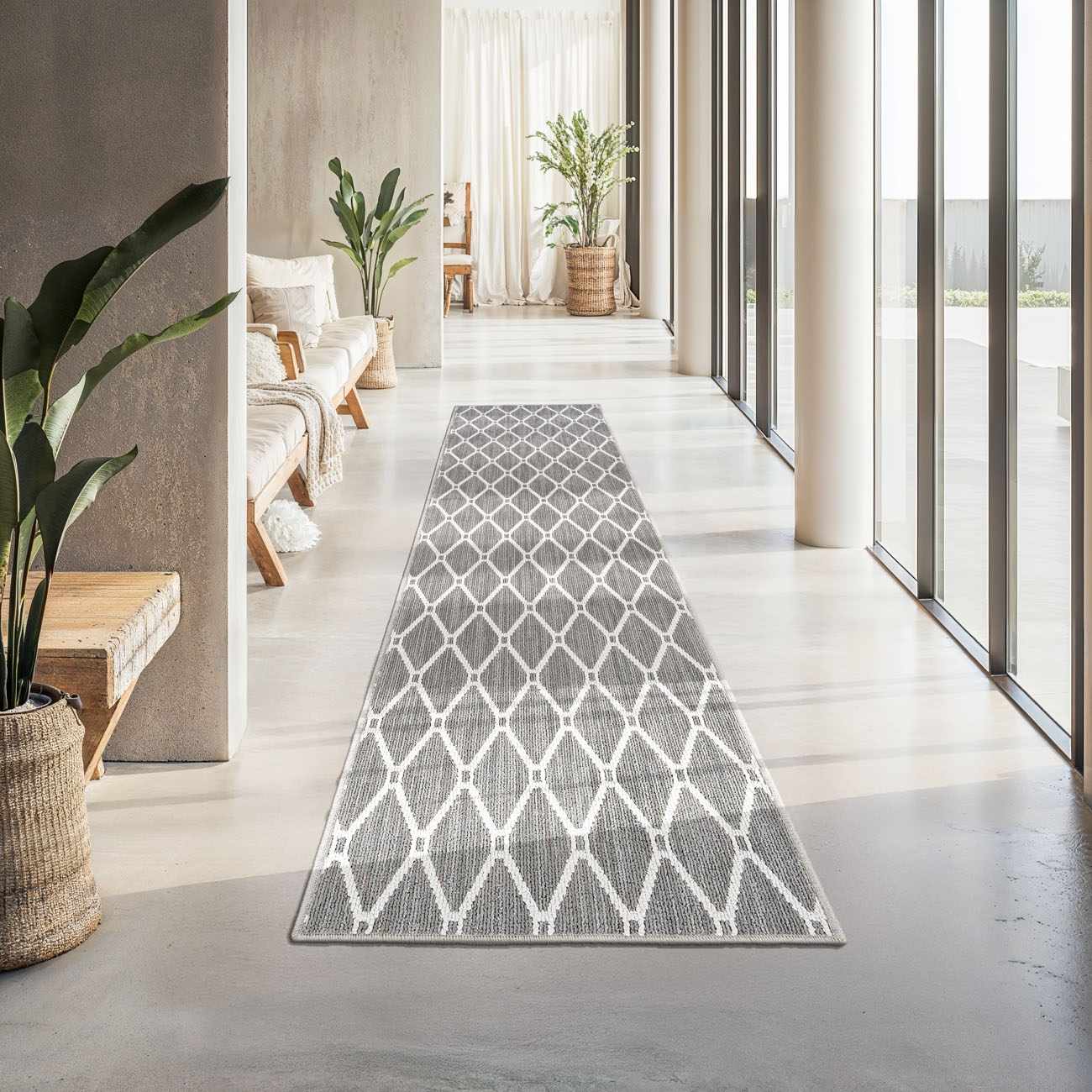 Leilani Sage Cut and Sew Custom Runner Rug
