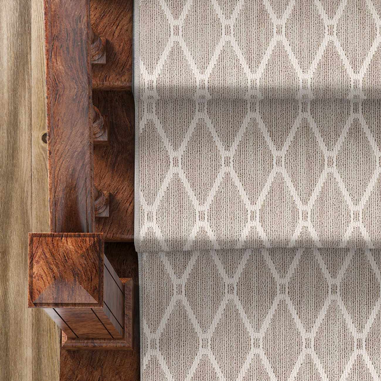 Leilani Light Brown Cut and Sew Custom Runner Rug