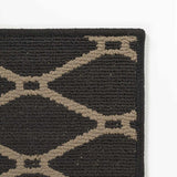Leilani Black Cut and Sew Custom Runner Rug