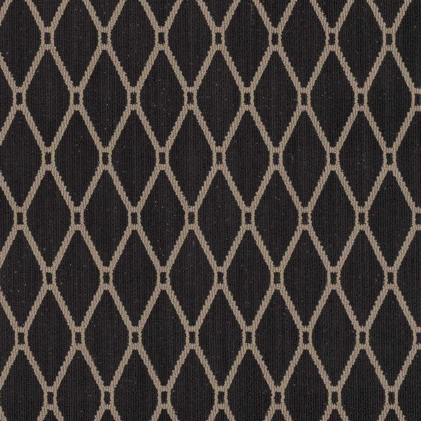 Leilani Black Cut and Sew Custom Runner Rug