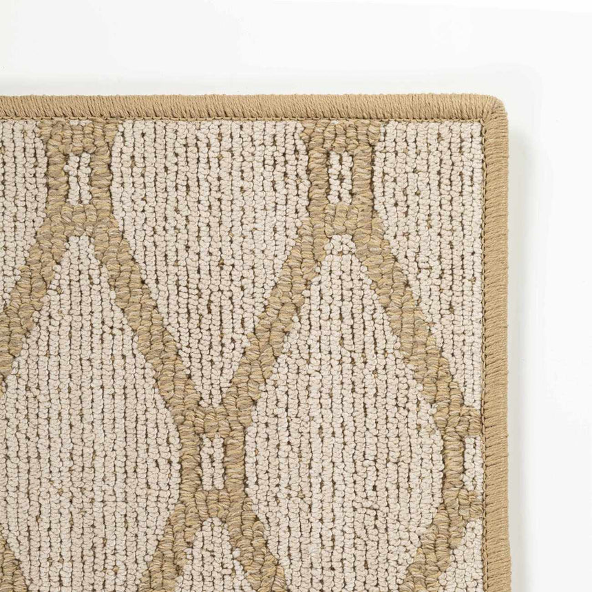 Leilani Beige Cut and Sew Custom Runner Rug